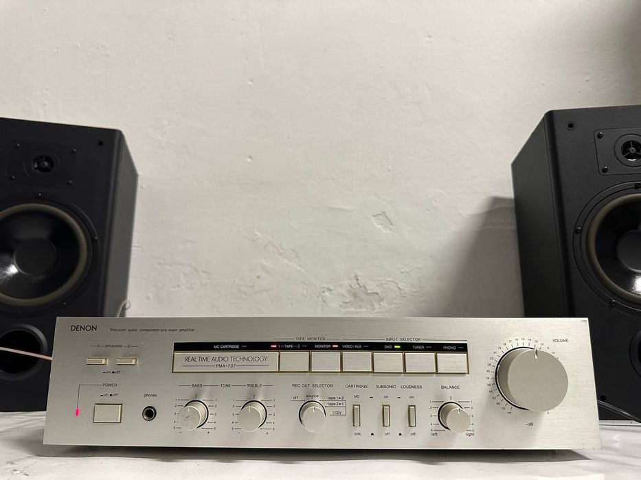 Wzmacniacz stereo Denon PMA -737, 2*65 Watt,.