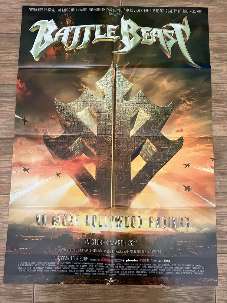 Poster Battle Beast - No More Hollywood… - Original Nuclear Blast