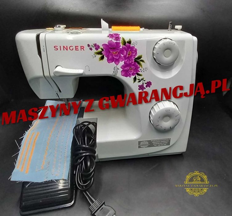 Maszyna Heavy duty Singer jeans, skóra, bawełna ROK Gwarancji !