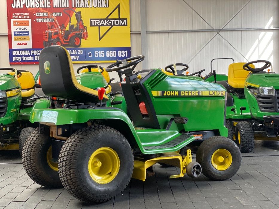 Traktor Ogrodowy JOHN DEERE LX172 / KAWASAKI / AGREGAT 96 CM