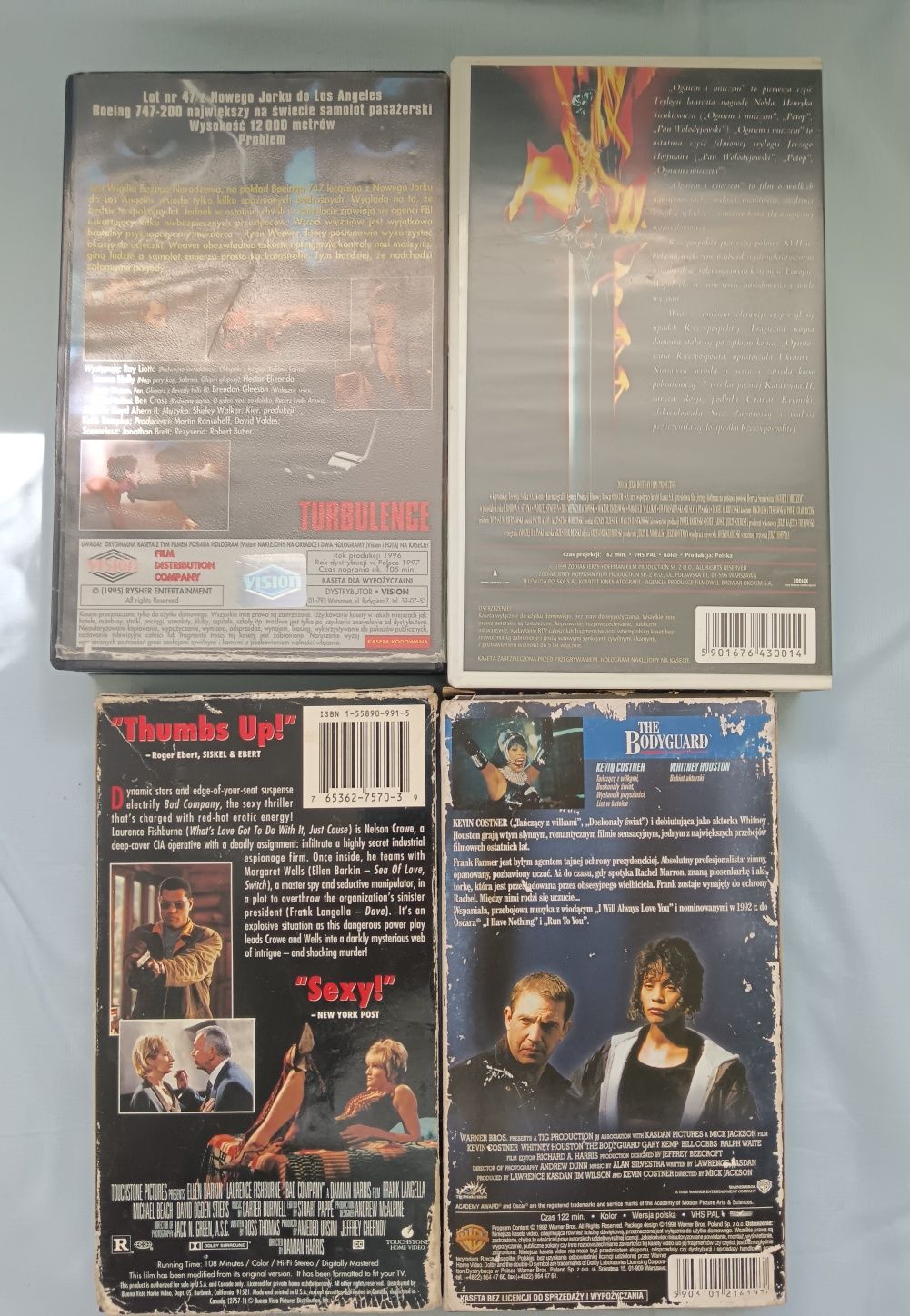 Kasety video VHS oryginalne