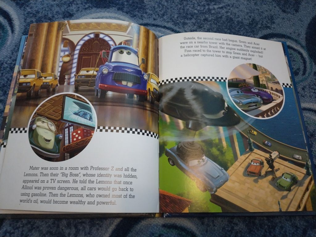 książka "Cars 2" po angielsku