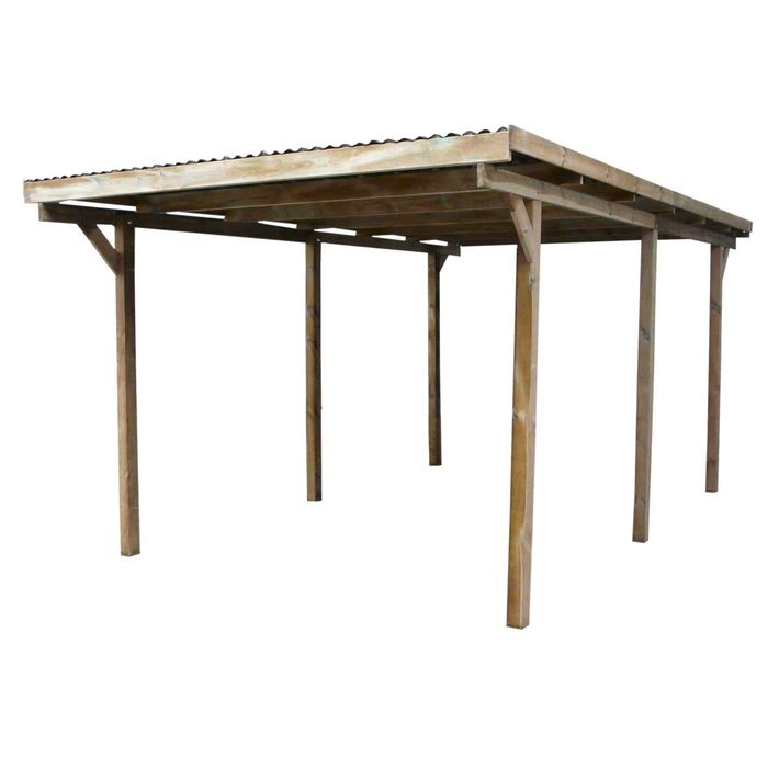 WIATA GARAŻOWA 300x500cm Carport - Płyta PVC