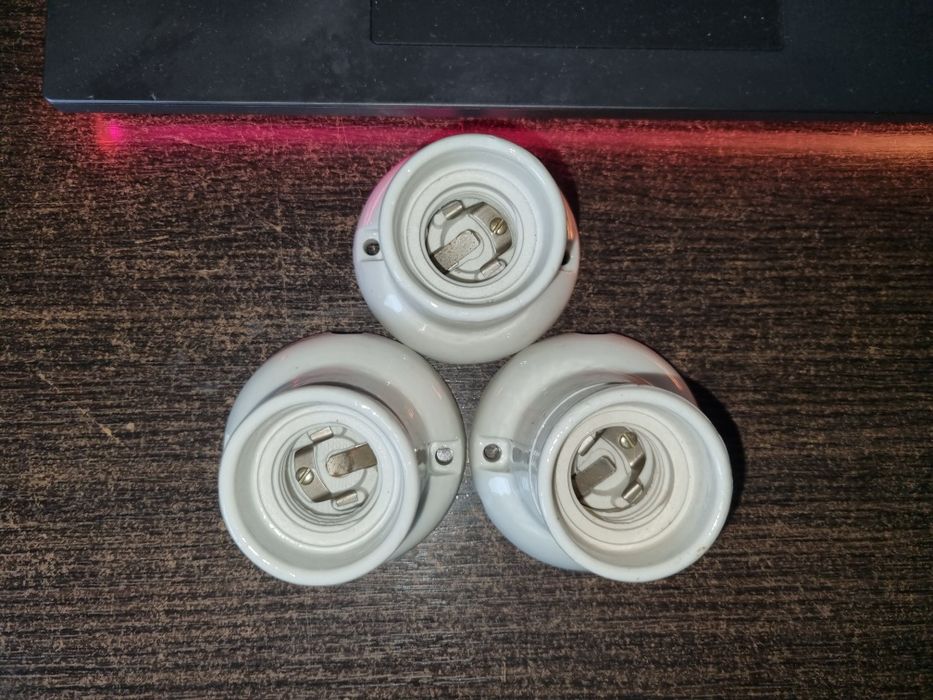 Керамические косые патроны Е27 ссср