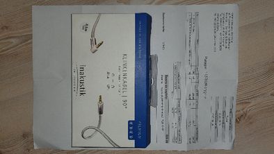 Kabel audio Inakustik Premium (1x jack3,5 mm-1x jack 3,5 mm,90st.)