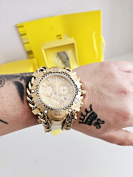 Zegarek Invicta Reserve Gladiator Gold