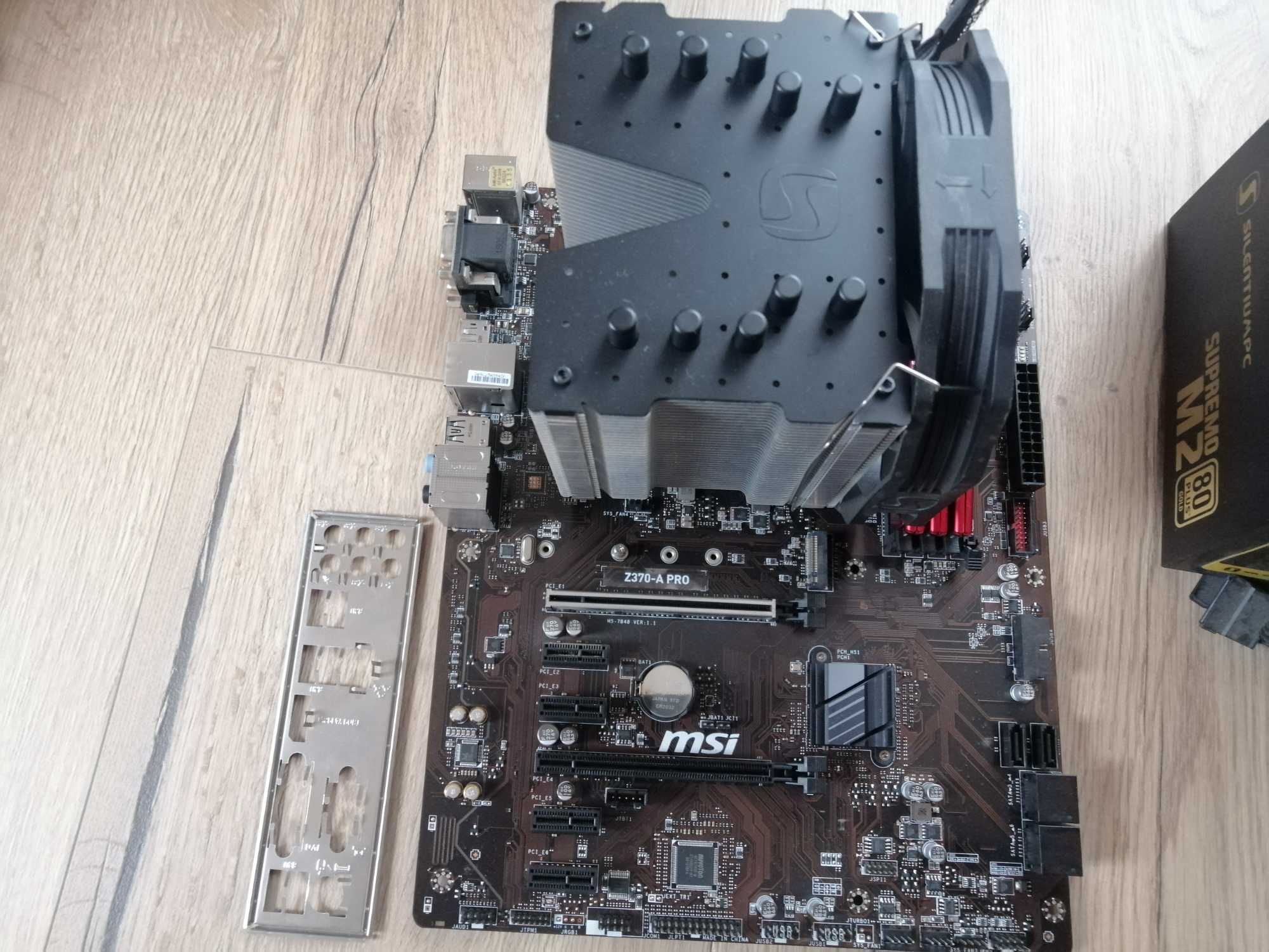 Zestaw i5-8500, MSI z370A-Pro, RTX 1060 6GB, 16GB DDR4, zasilacz 550W