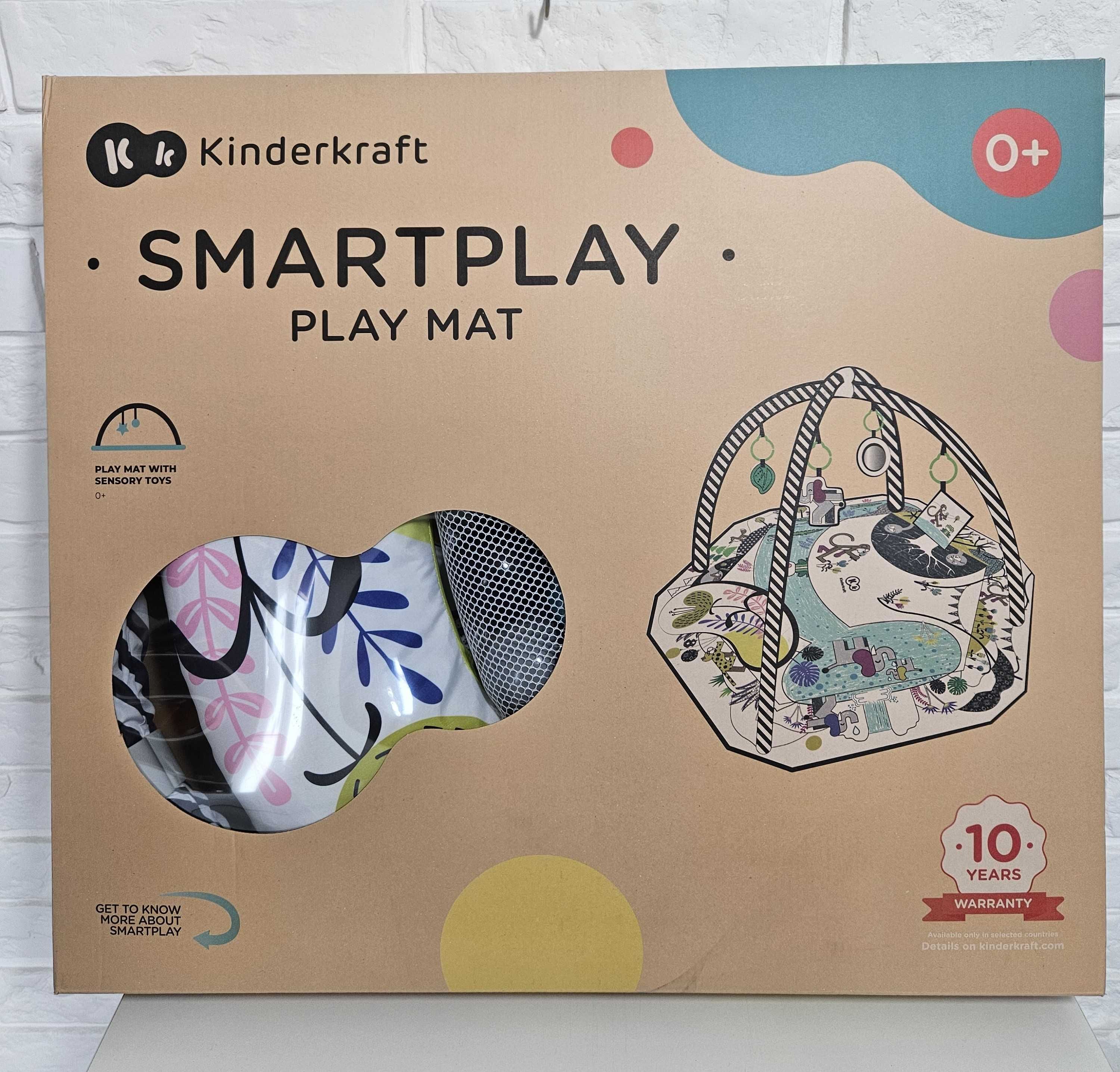 ORYGINALNA Mata edukacyjna SMARTPLAY 3w1 z funkcją kojca