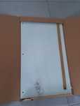 IKEA Szklany balt MALM ! BIAŁY Przezroczysty ! 80x48 cm !