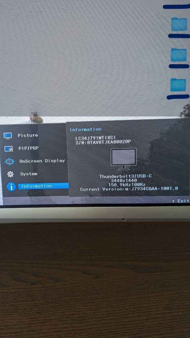 Монітор Samsung 34" Ultrawide CJ791 Thunderbold 3/HDMA