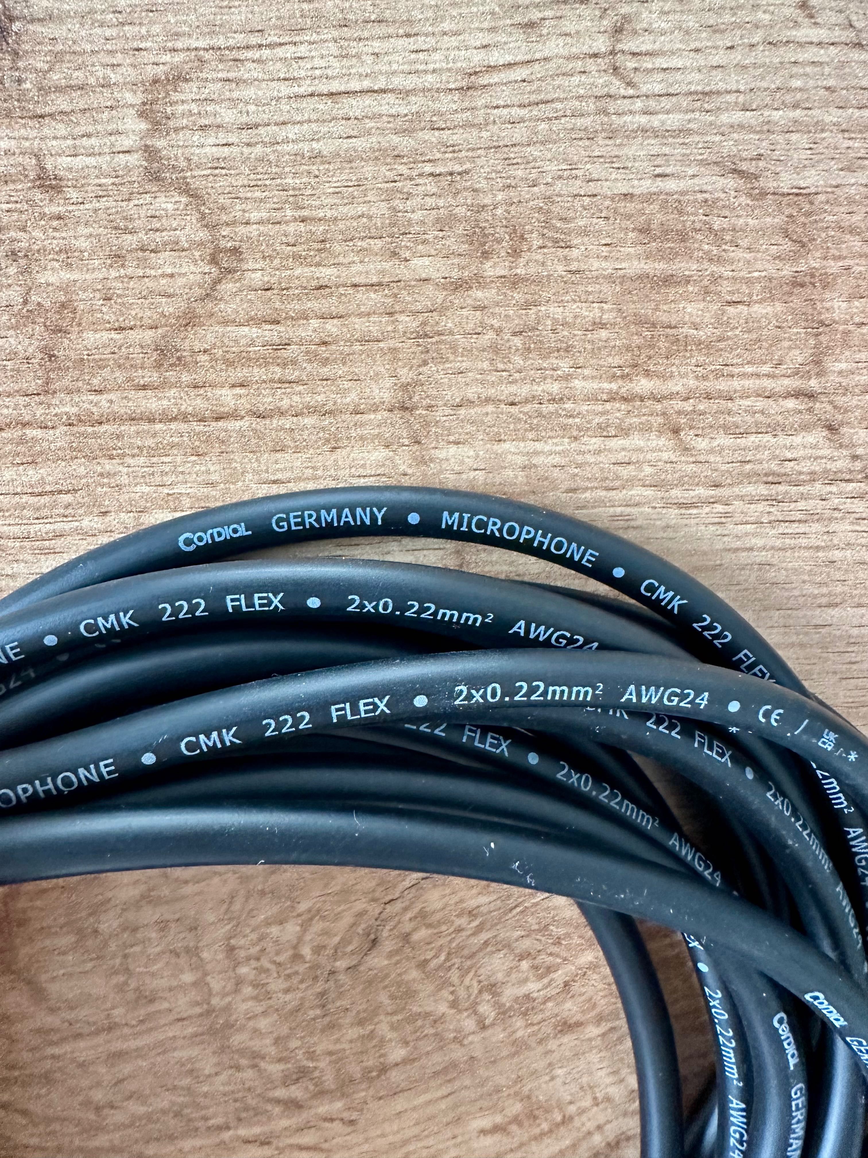 Kabel mikrofonowy 6 metrów Cordial 222 Flex XLR Schulz