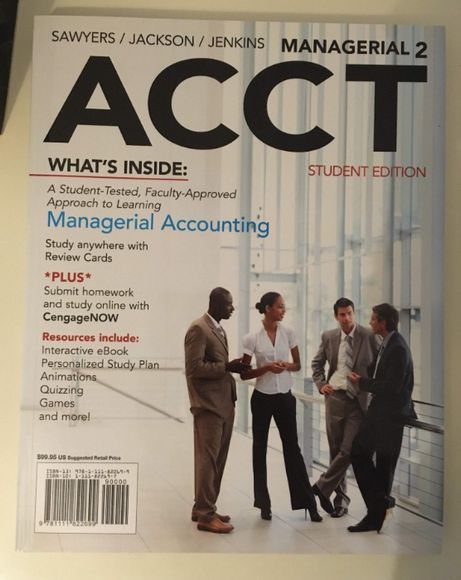 Managerial ACCT: 2012 Student Edition, 2nd Edition