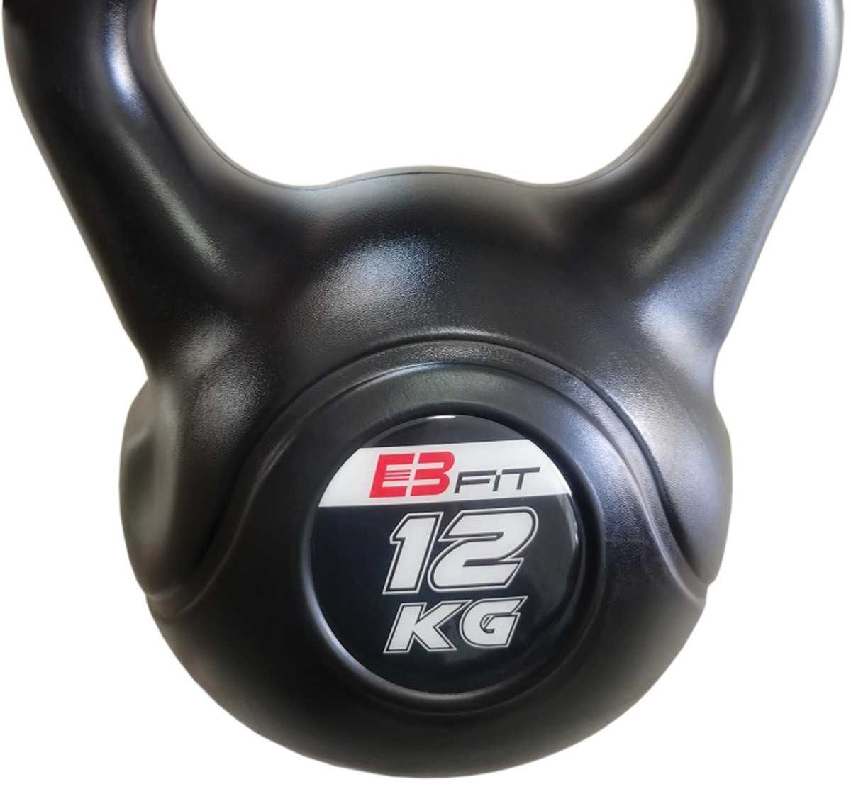 Hantla kompozytowa  KETTLEBELL 12 KG odważnik ciężarek EB FIT