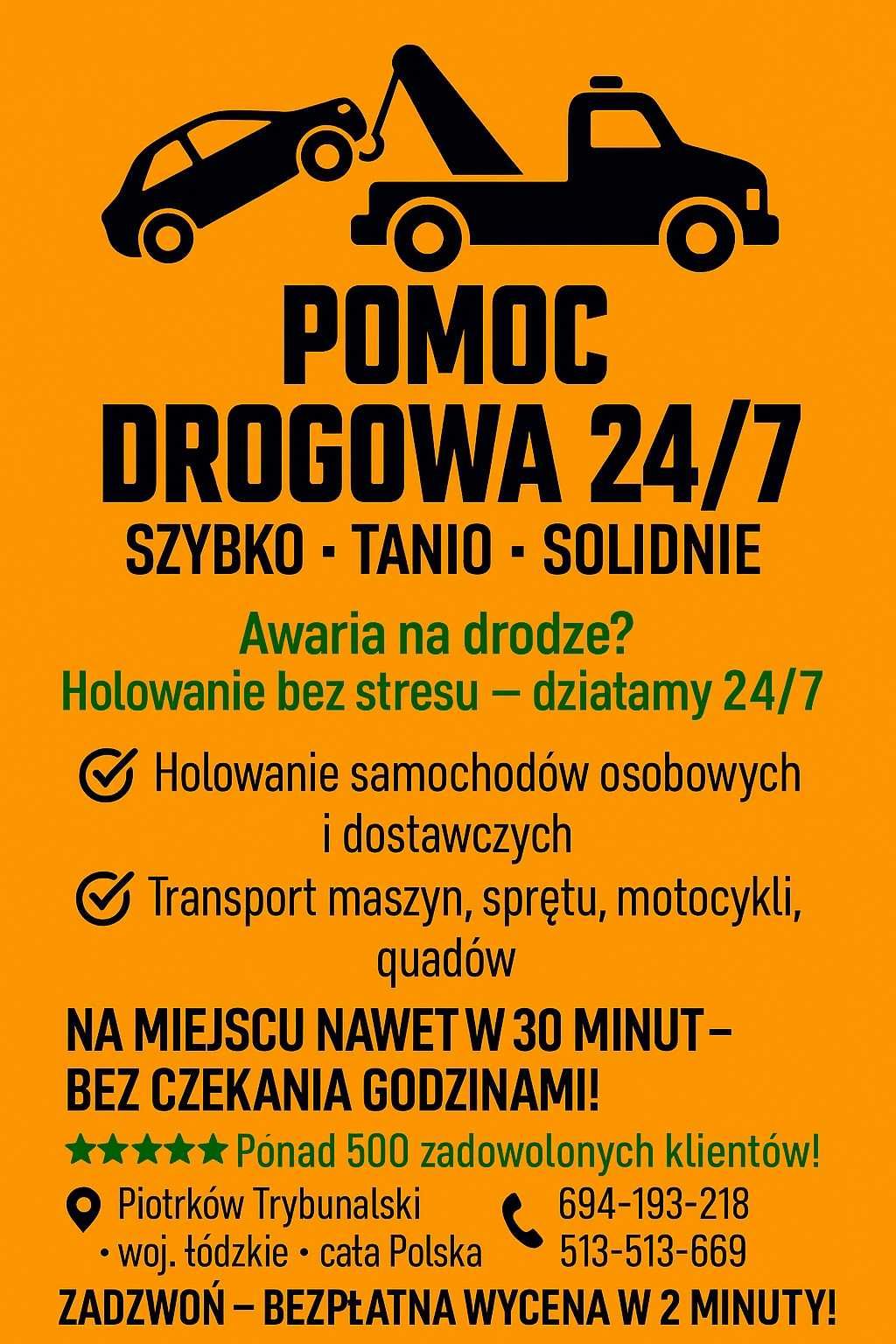 Laweta • Usługi Transportowe • Pomoc Drogowa 24/7 • Auto Laweta Tanio
