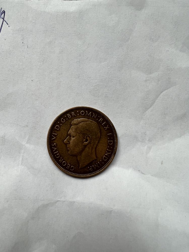 One Penny 1940 kingdom George VI
