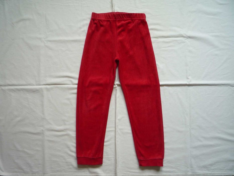 Inextenso 122 Piżama Czerwone Spodnie od piżamy Frotte