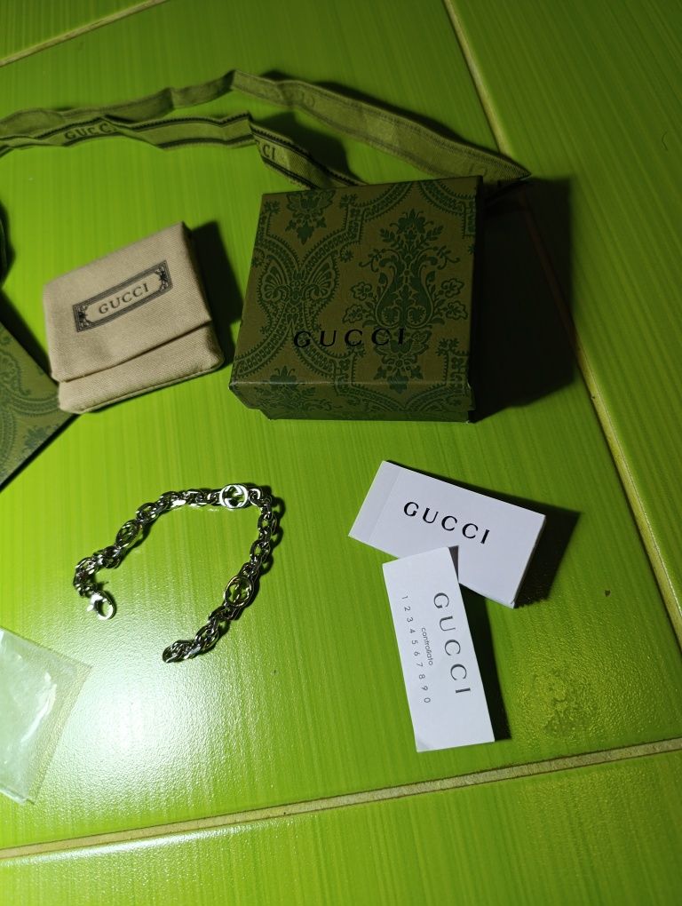 Цепочка кулон на руку Gucci / підвіска на руку Гуччі