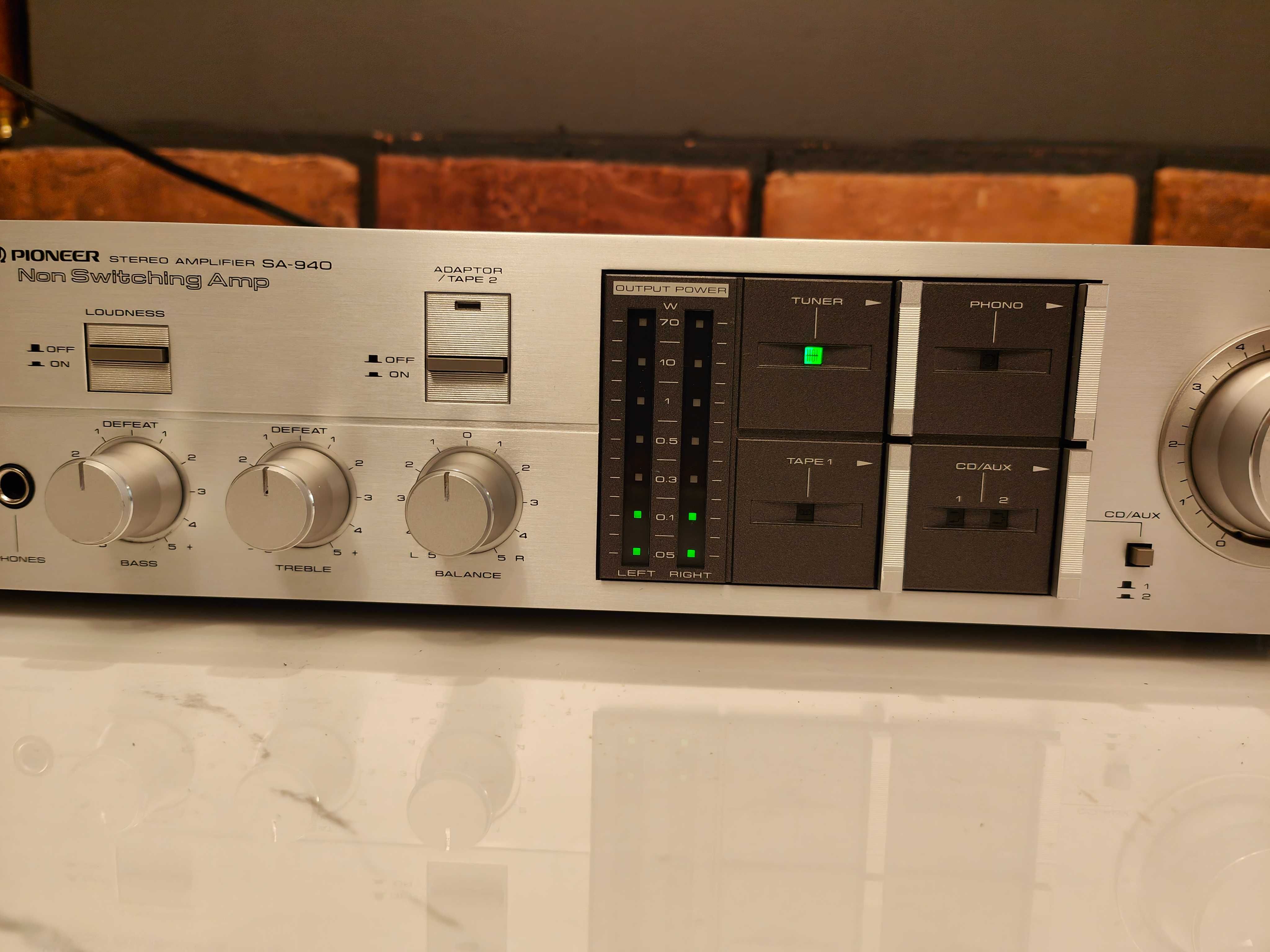 PIONEER SA-940 ! Znakomity wzmacniacz VINTAGE ! TOP