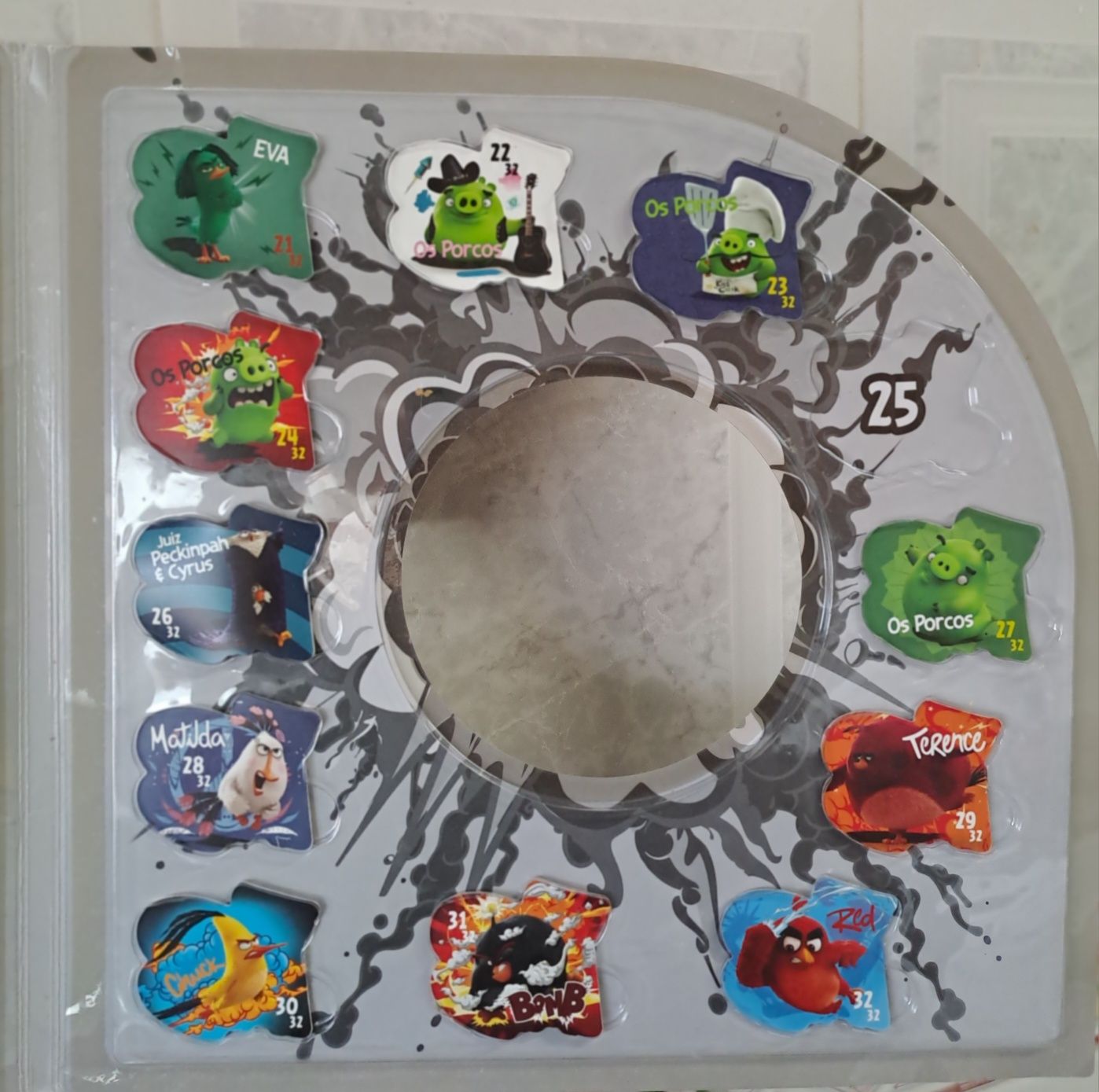 Angry Birds caderneta