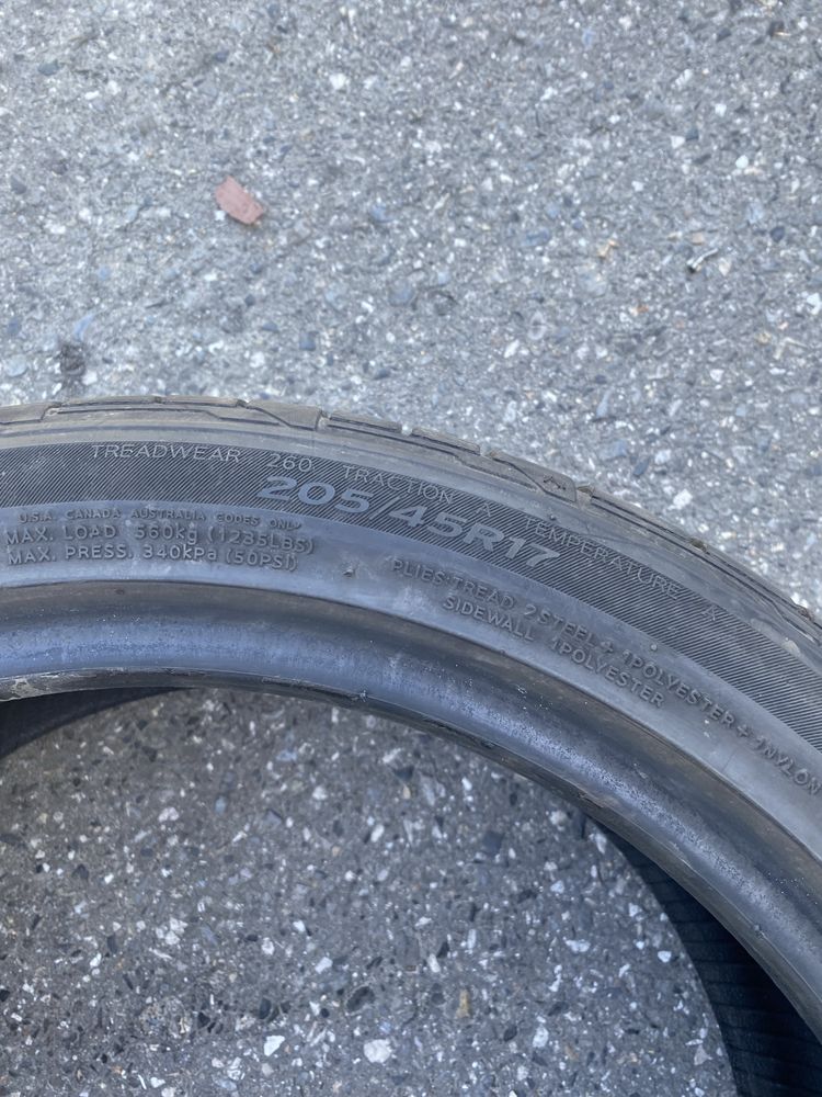 Opony letnie Hankook 205/45/17