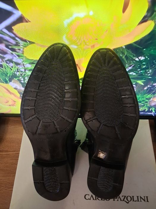 Італійські шкіряні черевики Carlo Pazolini 40 розмір