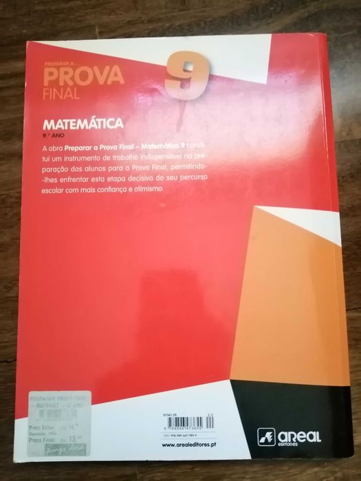 Livro matemática 9º ano Preparar a _ prova final