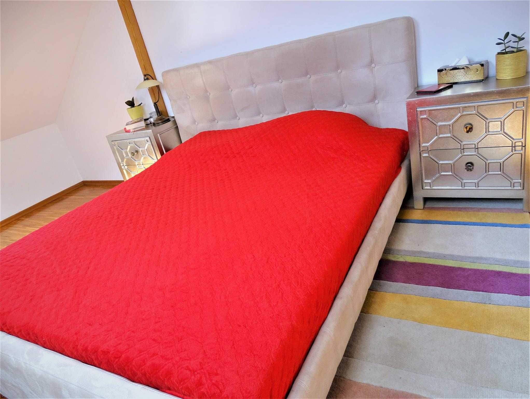 Łóżko KING SIZE 180 z AlmiDecor wraz z oryginalnym stelażem - jak NOWE