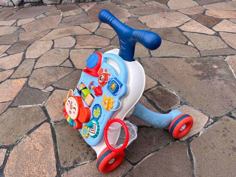 Каталка-ходунки LimoToy 2в1 ігровий столик