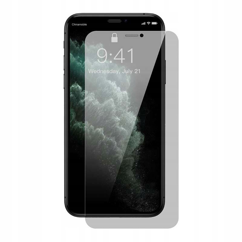 Baseus 2X Szkło Prywatyzujące Do Iphone 11 / Xr Z Filtrem Zestaw 2 Sz