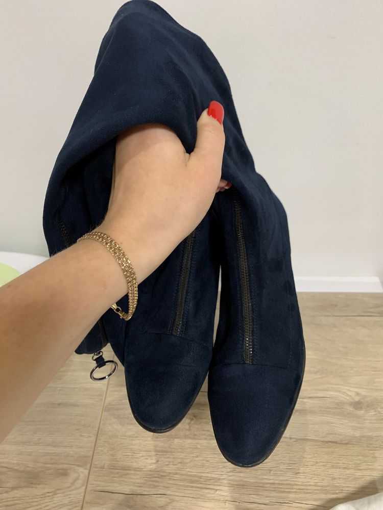 Чулки Zara/Ботфорты 38р замшевые