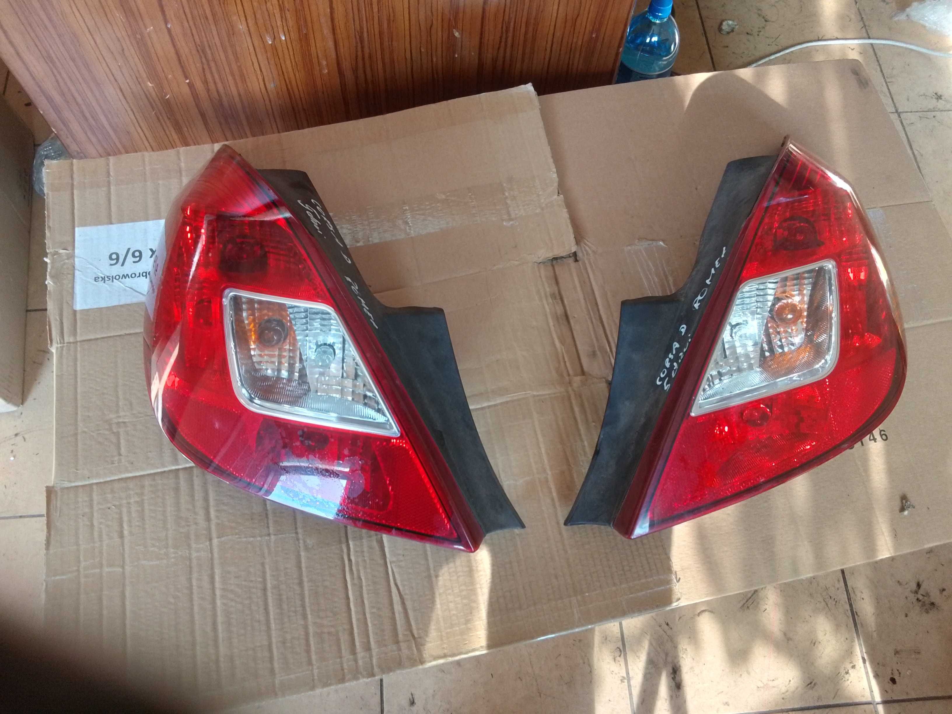 OPEL CORSA D lampa lampy tył wersja 5 drzwi