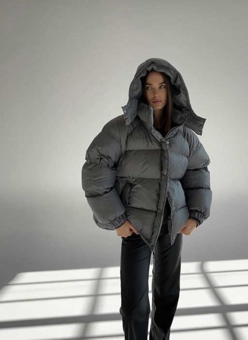 Балонний пуфер,пуховик оверсайз