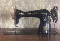 Vintage Móvel Maquina de Costura Singer