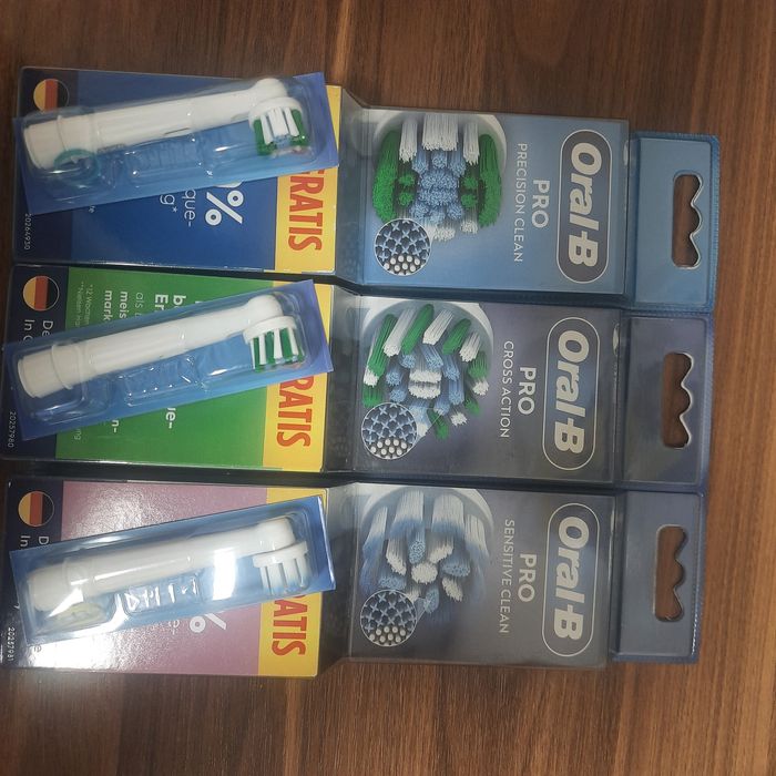 Насадки Oral-b  на eлектричні зубні щітки. Оригінальні!