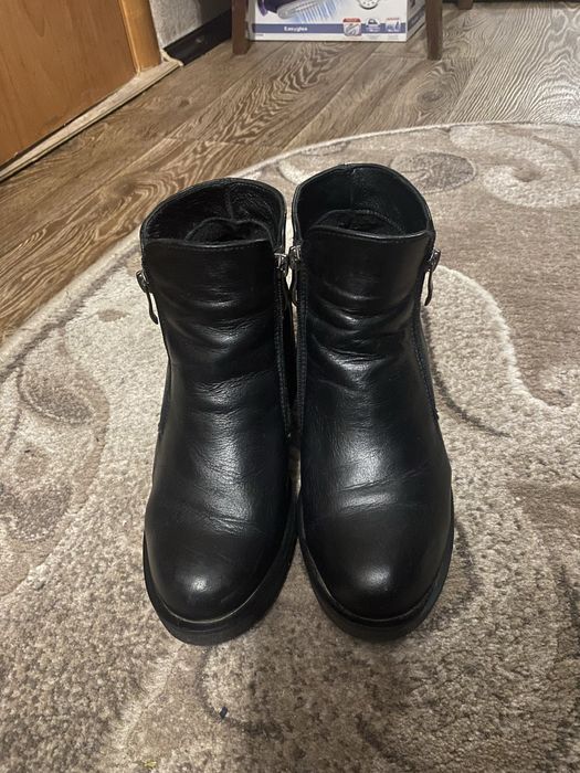 Ботинки ботінки чобітки шкіряні з натуральної шкіри