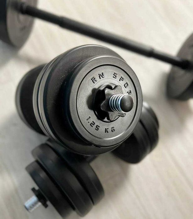 Гантелі штанга 2в1 Гантели з функцієй штанги. Економія та вигода Акція