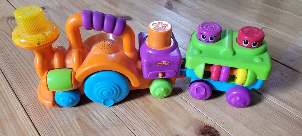 Fisher Price zestaw zabawek parking pociąg