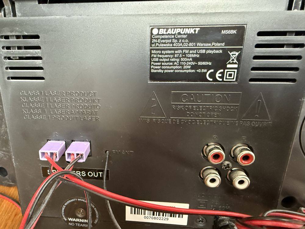 Wieza blaupunkt jak nowa