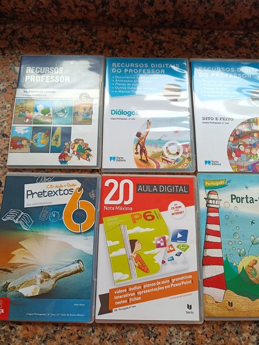 Livros e CD do 5 ano e sexto