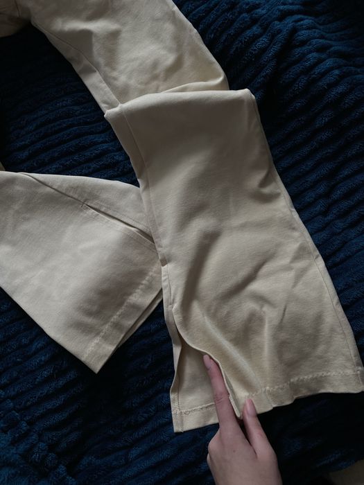 Штани клеш sinsay бежеві