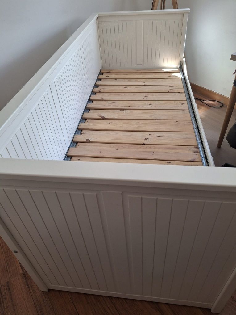 Cama Hemnes Ikea indiv/dupla branca