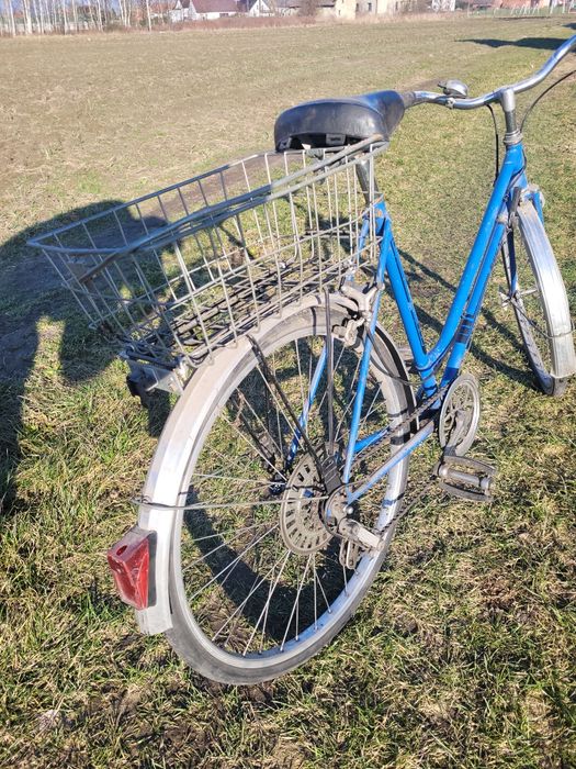 Rower damski klasyk z koszem