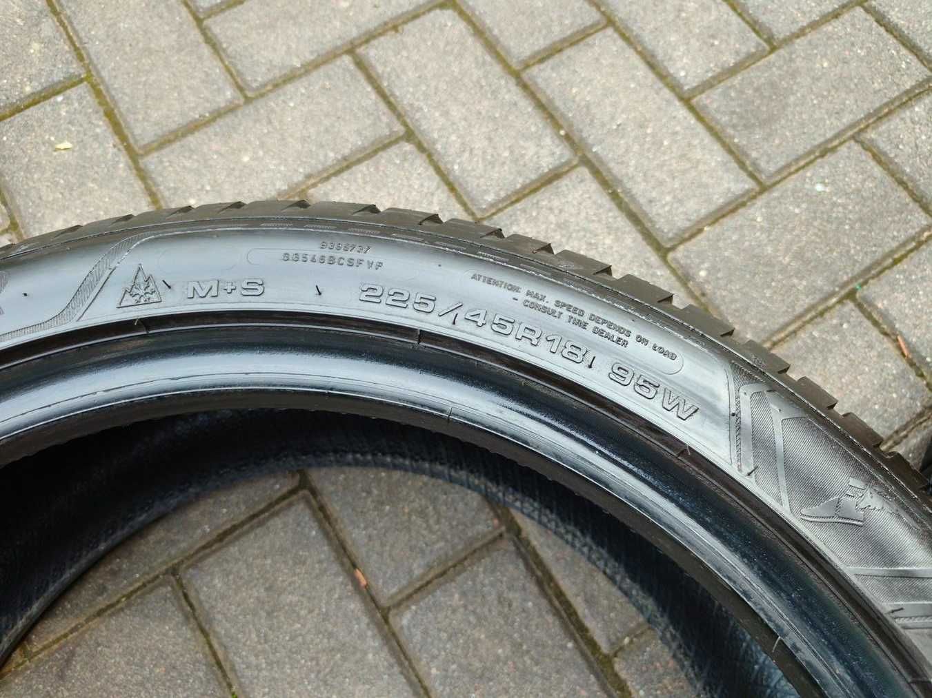 225/45 95W R18 GOODYEAR Vector Gen-3 2022r 6.5mm Całoroczne Opony 2szt