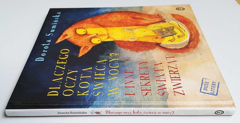Dlaczego oczy kota świecą w nocy? Dorota Sumińska duże litery