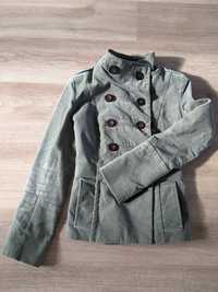 Жіночий жакет, куртка кольору хакі, 34-36 р.