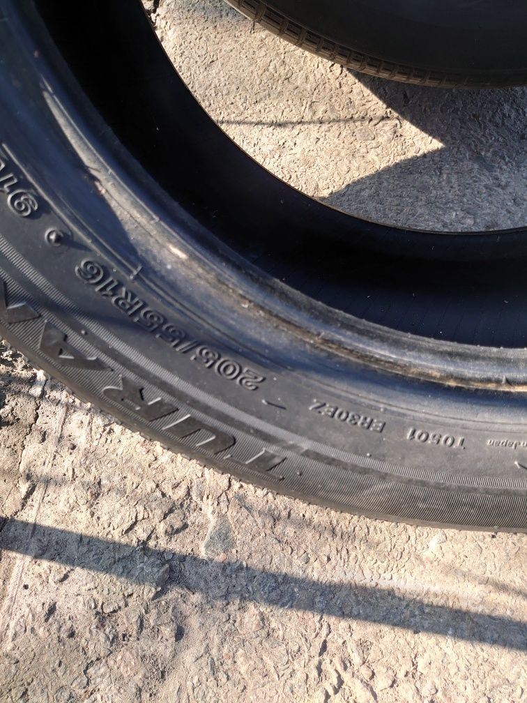 2 шини Bridgestone Turanza ER30, 205/55/R16