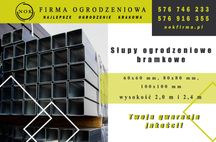 Słupy ogrodzeniowe bramkowe, Nowa Huta