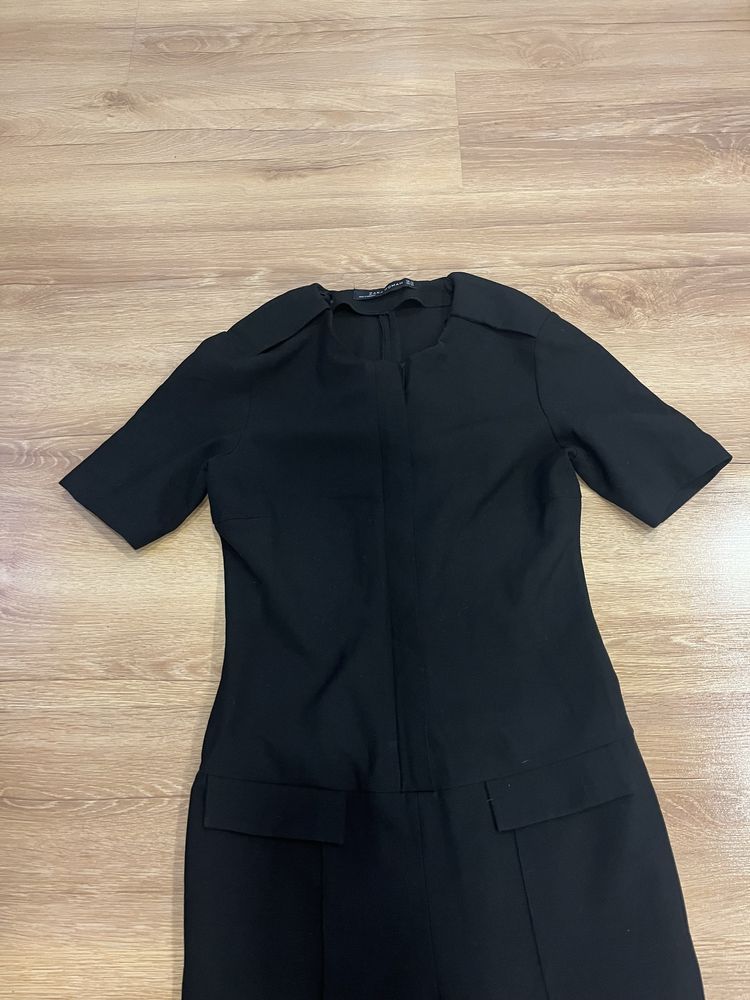Zara. Czarny kombinezon elegancki. XS, komunia Święta wesele, kantkę.