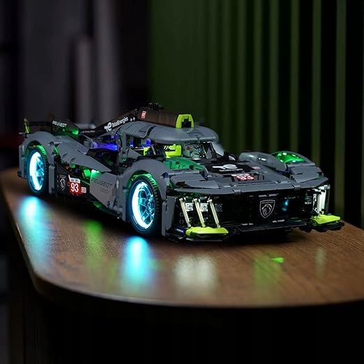 Oświetlenie Lego Technic Peugeot 9X8 Hybrid Hypercar 42156 Zestaw