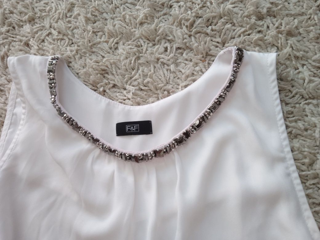 Biała bluzka firmy F&F rozm 38